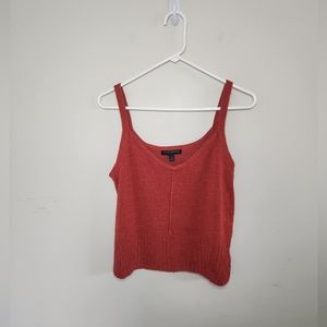 Women's Orange Banana Republic Sweater Tank Sz Medium